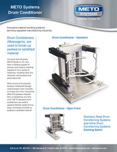 Drum Conditioner, METO Systems, metolift